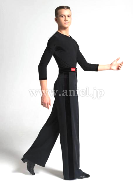 【50%OFF】【Prima Bella】サイドベロアメンズトラウザー【SALE】