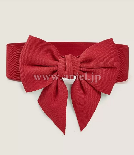 リボンベルト　レッド