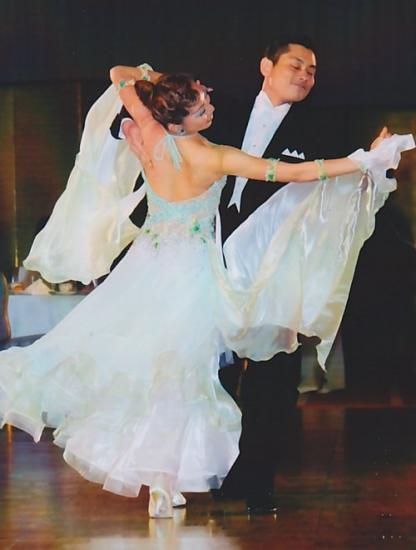 社交ダンスドレス・衣装のドレスネットアニエル / M565・ミント